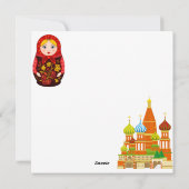 Rusland als Kaart (Achterkant)