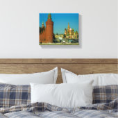 Rusland-architectuur van het Rode Plein van Moskou Canvas Afdruk (Insitu (Slaapkamer))