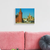 Rusland-architectuur van het Rode Plein van Moskou Canvas Afdruk (Insitu (Woonkamer))