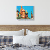 Rusland-architectuur van het Rode Plein van Moskou Canvas Afdruk (Insitu (Slaapkamer))