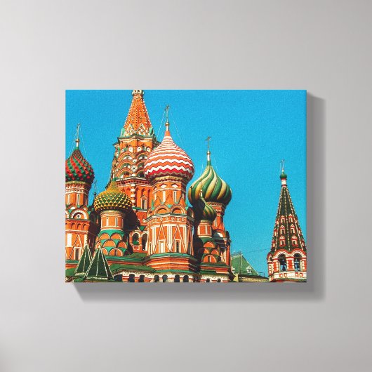 Rusland-architectuur van het Rode Plein van Moskou Canvas Afdruk (Voorkant)