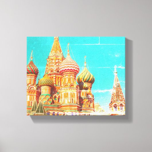 Rusland-architectuur van het Rode Plein van Moskou Canvas Afdruk (Voorkant)