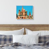 Rusland-architectuur van het Rode Plein van Moskou Canvas Afdruk (Insitu (Slaapkamer))