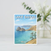 Rusland Baikal Reis Briefkaart (Staand voorkant)
