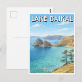 Rusland Baikal Reis Briefkaart (Voorkant / Achterkant)