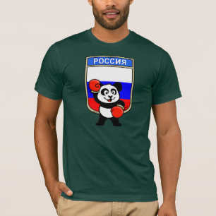Rusland Boxing Panda T-shirt
