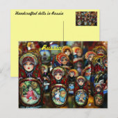 Rusland Briefkaart (Voorkant / Achterkant)
