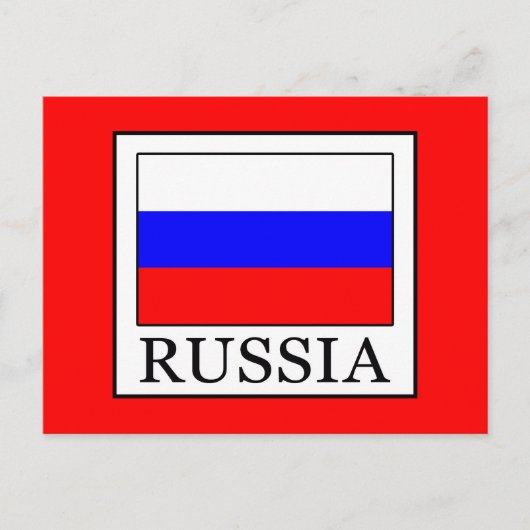 Rusland Briefkaart (Voorkant)