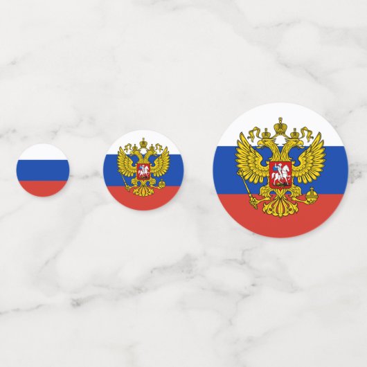 Rusland Confetti, partij, Russisch Vlag Confetti (Achterkanten)