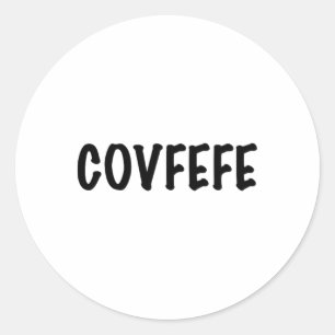 Rusland Covfefe - Dump Putin Trump T-shirt  Ronde Sticker
