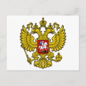 Rusland Crest Briefkaart (Voorkant)