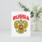 Rusland Crest Briefkaart (Staand voorkant)