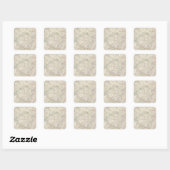 Rusland Deel LV Vierkante Sticker (Vel)