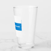 Rusland Democratisch Russisch - Wit Blauw Wit Vlag Glas (Links)