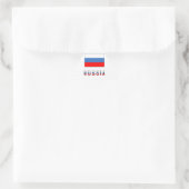 Rusland en de Russische vlag Sticker (Tas)