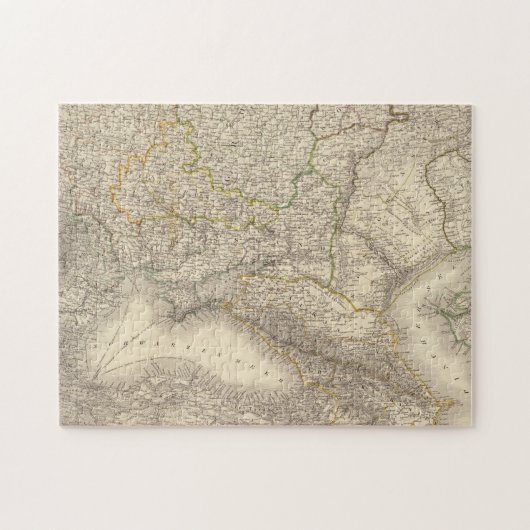Rusland en Europa 3 Legpuzzel (Horizontaal)