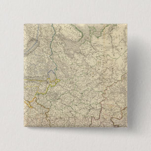 Rusland en Europa 5 Vierkante Button 5,1 Cm