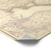 Rusland en Europa Poster (Hoek)