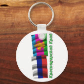 Rusland en Krasnodar Krai Sleutelhanger (Voorkant)