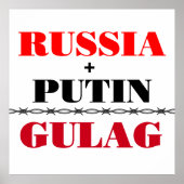 Rusland en Poetin Poster (Voorkant)