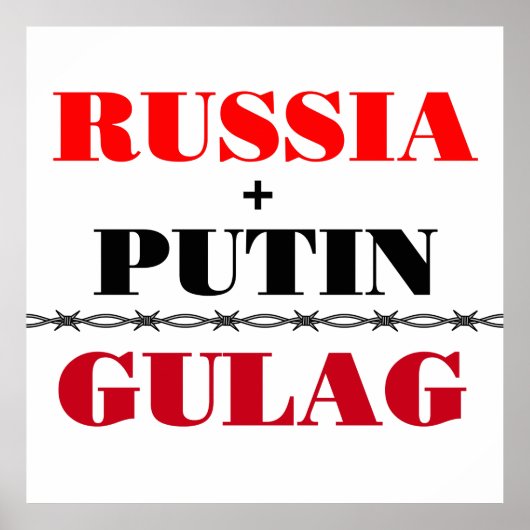 Rusland en Poetin Poster (Voorkant)