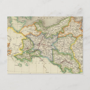 Rusland en Polen Briefkaart