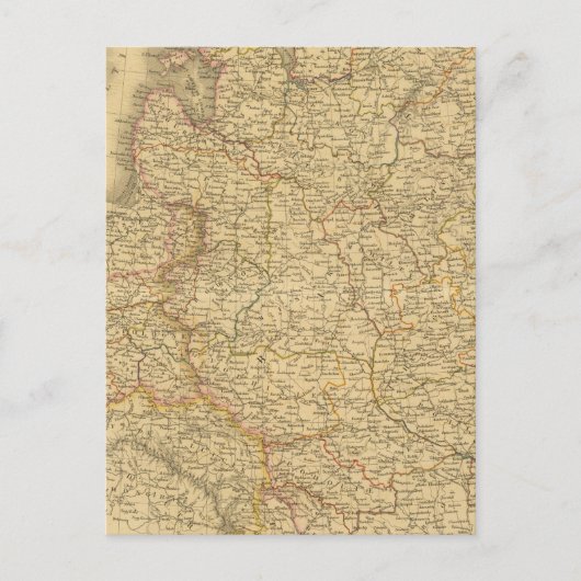 Rusland en Polen Briefkaart (Voorkant)