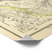 Rusland en Siberië Poster (Hoek)