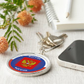Rusland Erfgoed Embleem Sleutelhanger (Zijkant)