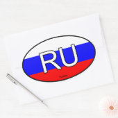 Rusland Euro Sticker (Envelop)