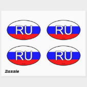 Rusland Euro Sticker (Vel)