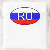 Rusland Euro Sticker (Tas)