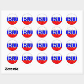 Rusland Euro Stickers (Vel)