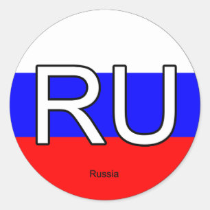 Rusland Euro Stickers