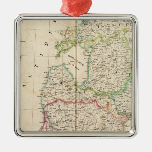 Rusland, Europa 9 Metalen Ornament (Voorkant)
