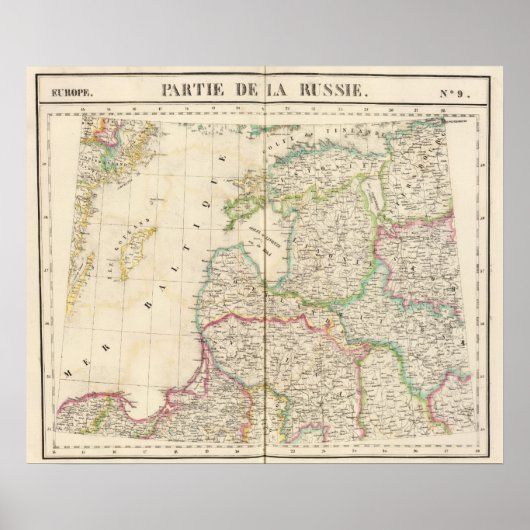 Rusland, Europa 9 Poster (Voorkant)