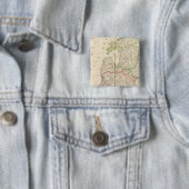 Rusland, Europa 9 Vierkante Button 5,1 Cm (In situ)