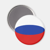 Rusland Fisheye Vlagmagneet Magneet (Voorkant / Achterkant)
