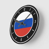 Rusland Flag Elegant Ronde Klok (Hoek)