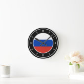 Rusland Flag Elegant Ronde Klok (Huis)