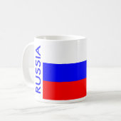 RUSLAND FLAG KOFFIEMOK (Voorkant links)
