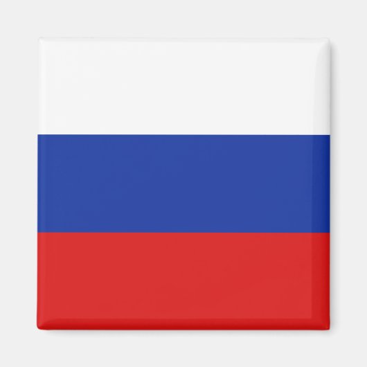Rusland Flag Magnet (Voorkant)