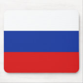 Rusland Flag Mousepad Muismat (Voorkant)