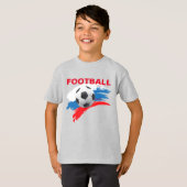 Rusland Football Boys T-Shirt (Voorkant volledig)