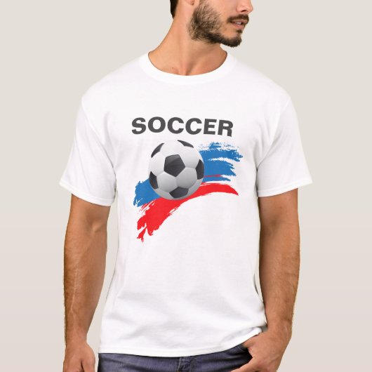 Rusland Football Mannen T-shirt (Voorkant)