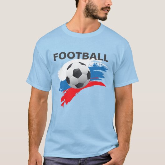Rusland Football Mannen T-Shirt (Voorkant)