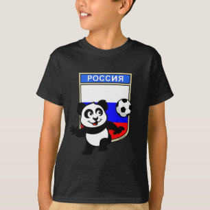 Rusland Football Panda T-shirt