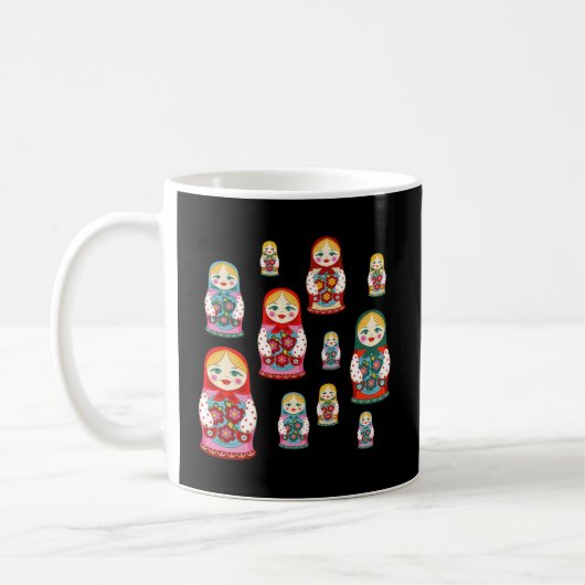 Rusland Gift Russische Nesting Dolls Matryoshka Re Koffiemok (Links)