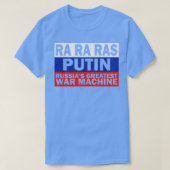 Rusland Grootste Machine Vlag Stijl T-shirt (Design voorkant)