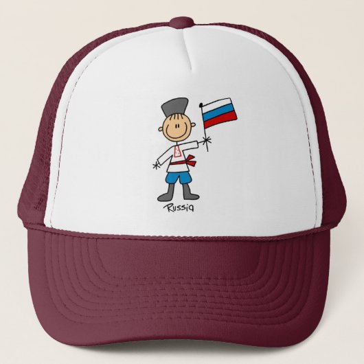 Rusland Hoed Trucker Pet (Voorkant)